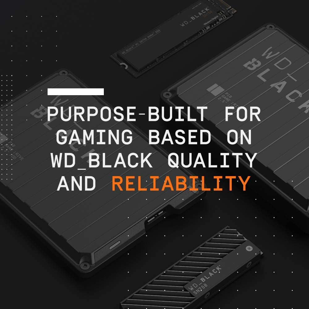 _BLACK 4TB P10 Game Drive for Xbox - Portable External Hard Drive HDD with 1-Month Xbox Game Pass - BA5G0040BBK-WESN